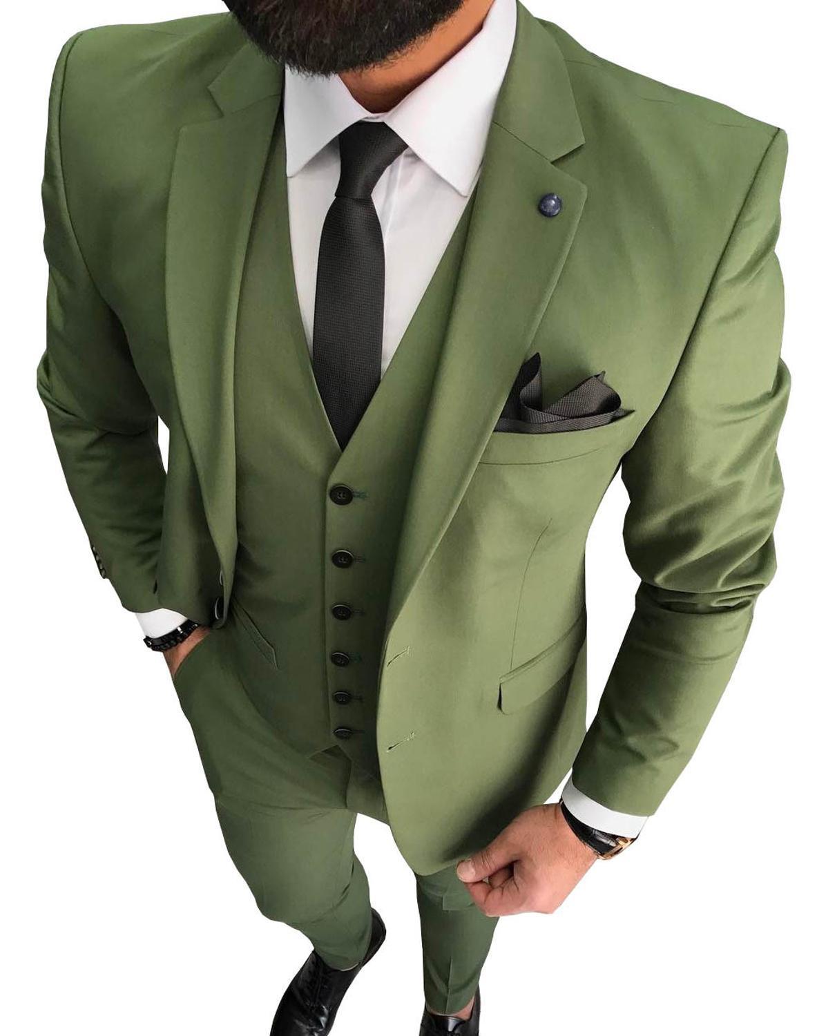 Business Casual Men's Three-piece Suit Suit