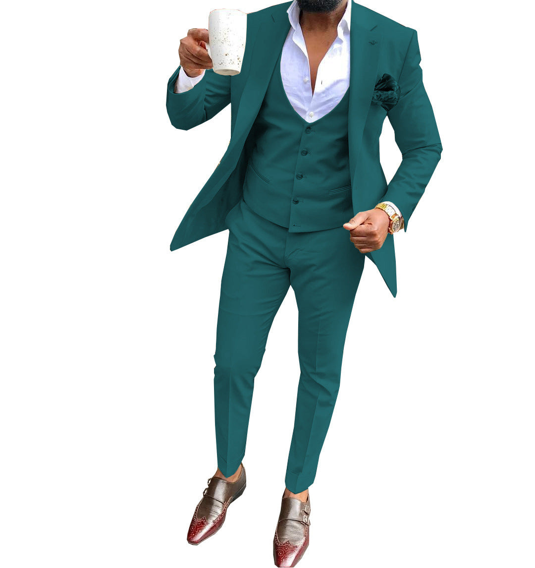 Men's Three-piece Casual Business Suit